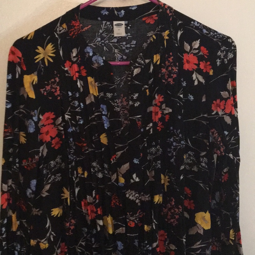 Old navy floral tunic dress Medium